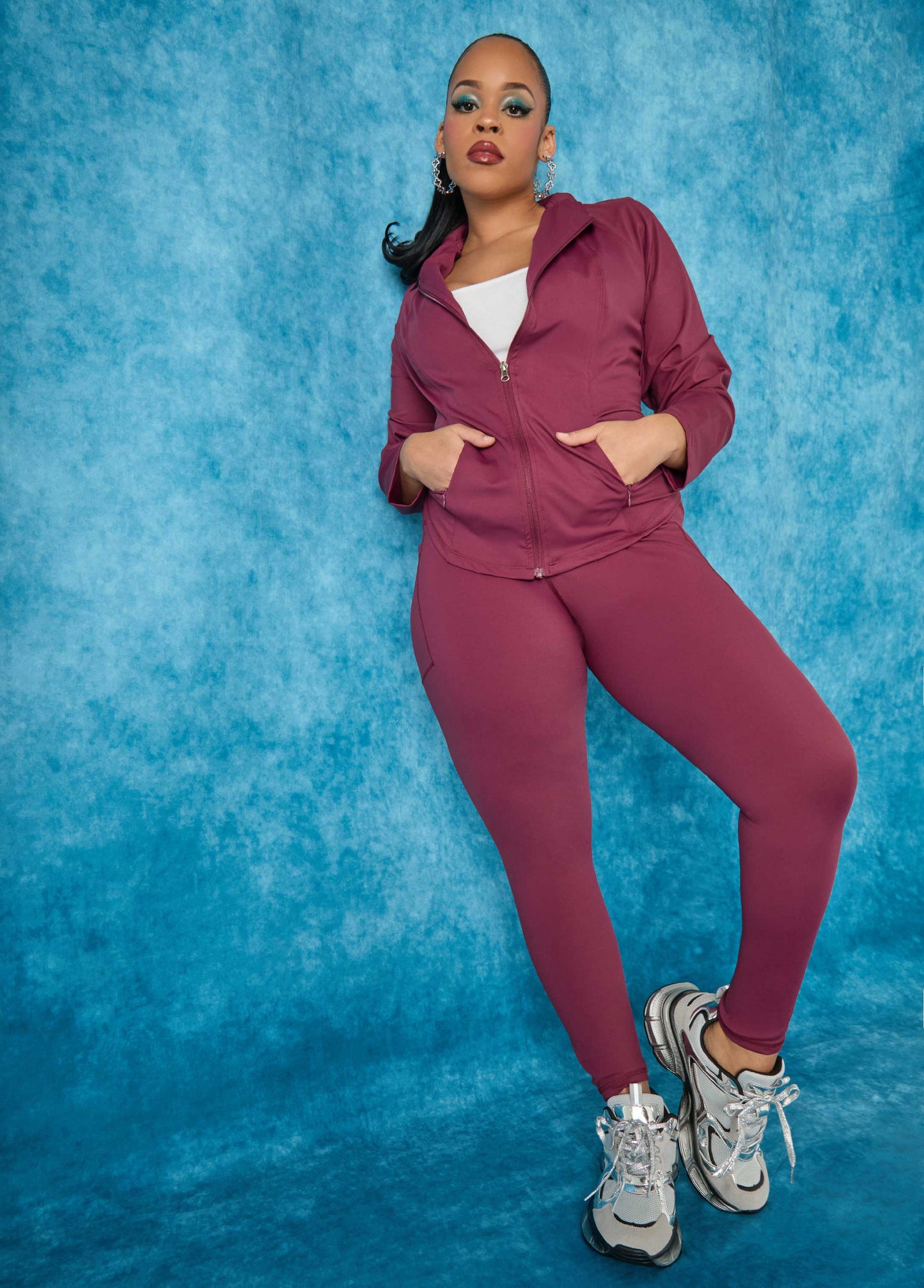 Zip Front Athletic Jacket
