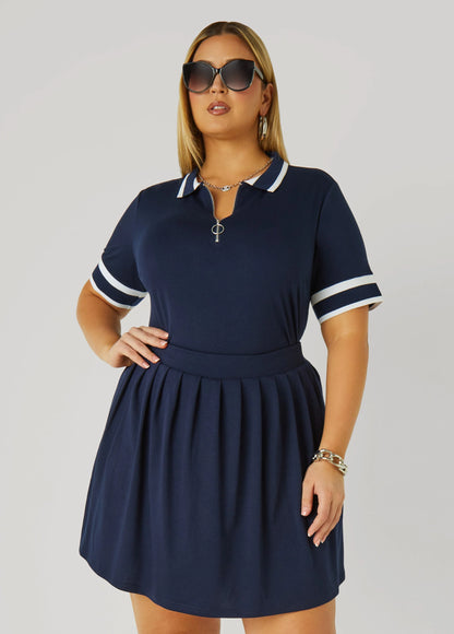 Zip Front Polo Shirt