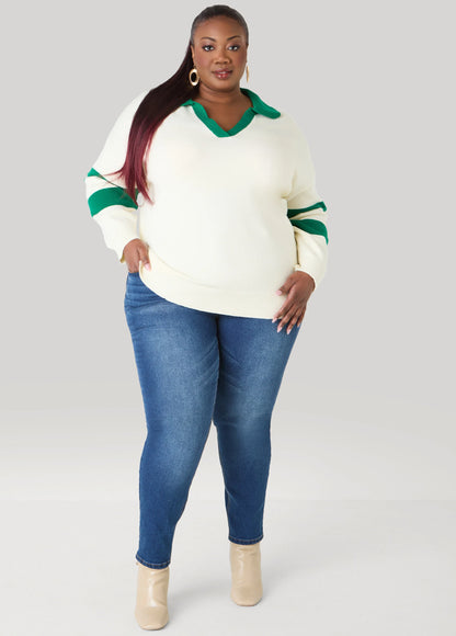 Striped Rugby Sweater