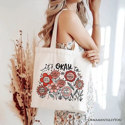 Its Okay Canvas Tote Bag