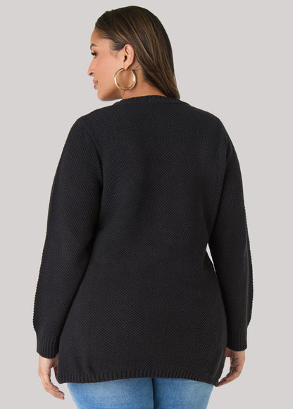 Lace Up Sweater