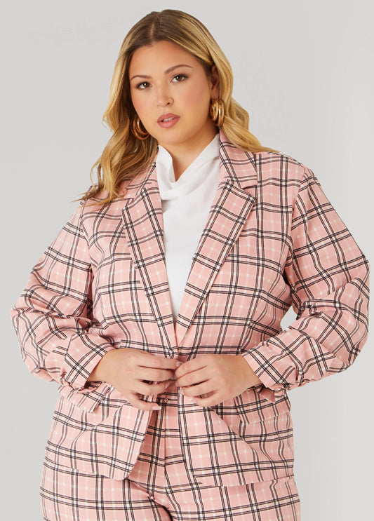 Plaid Blazer