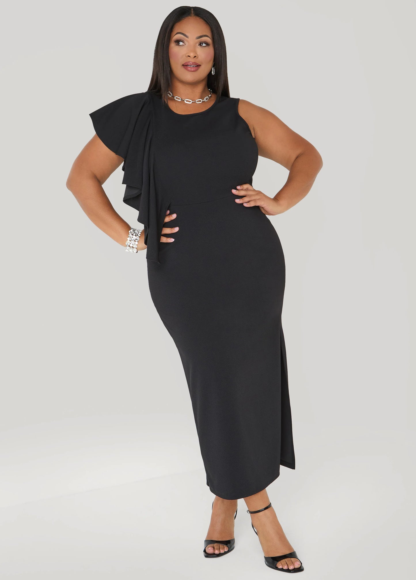 Ruffled Maxi Dress