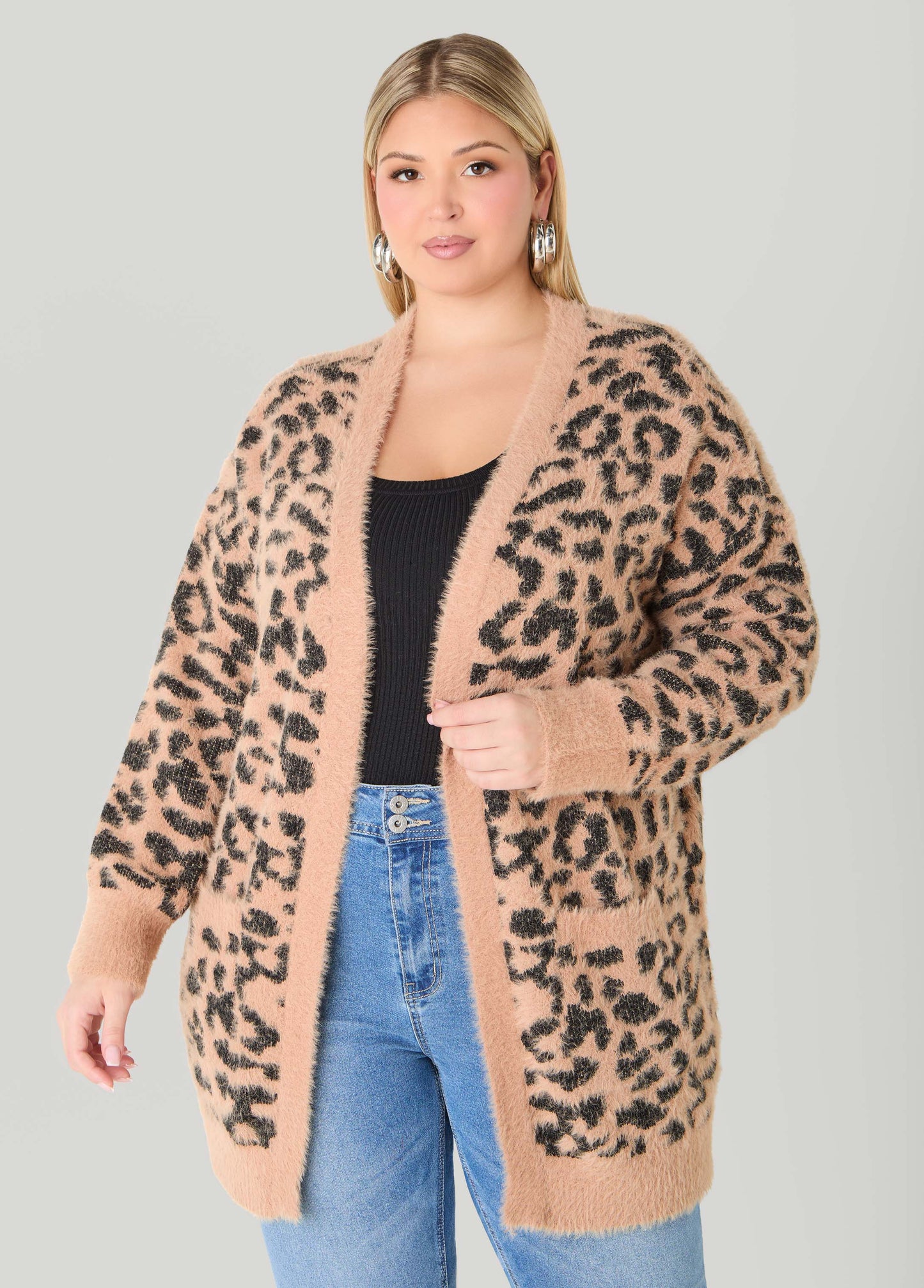 Brushed Leopard Cardigan
