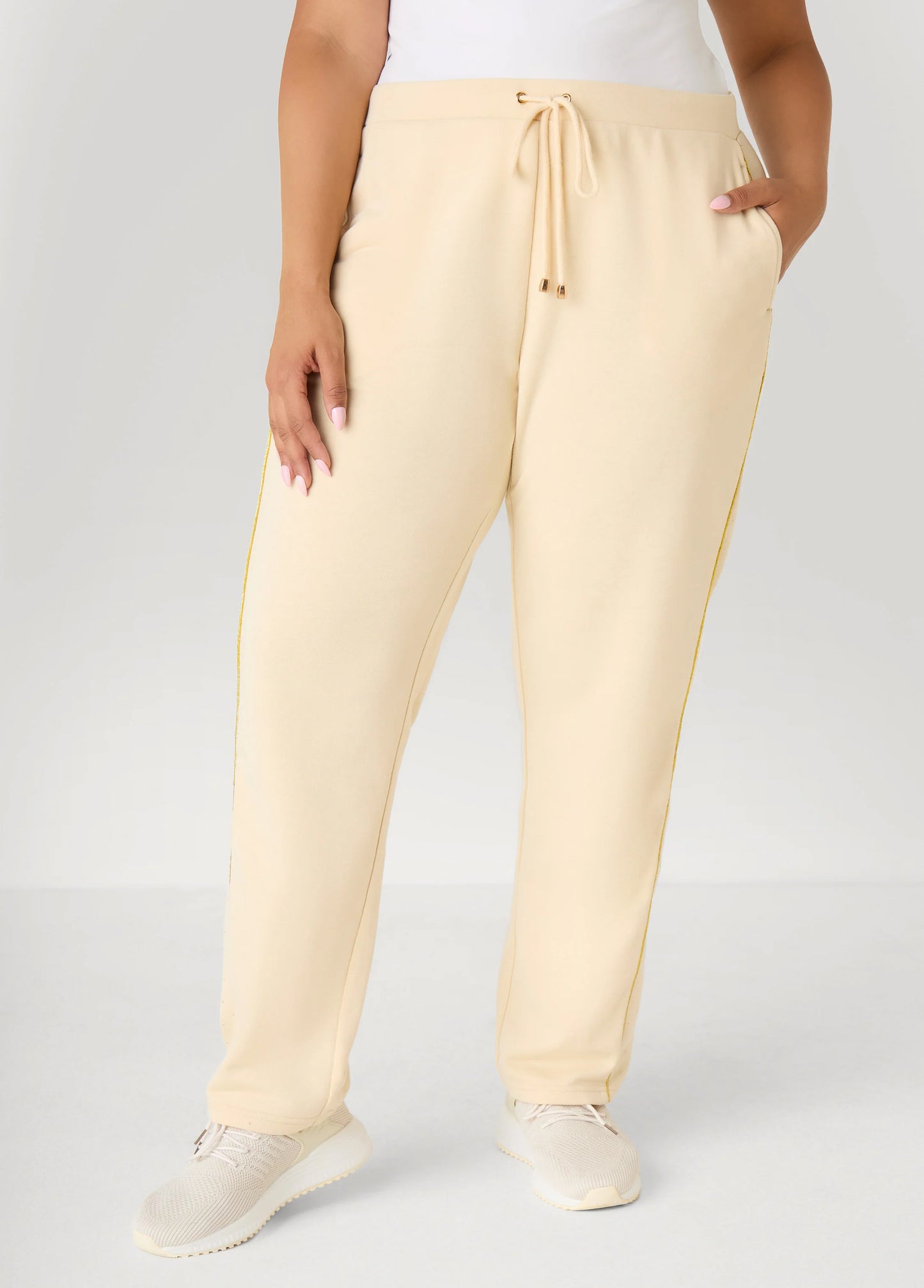 Studded French Terry Pants