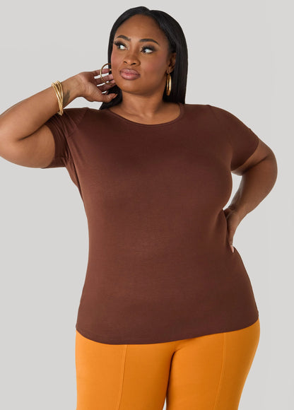 Basic Crewneck Jersey Tee
