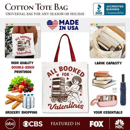 All Booked For Valentines Tote Bag