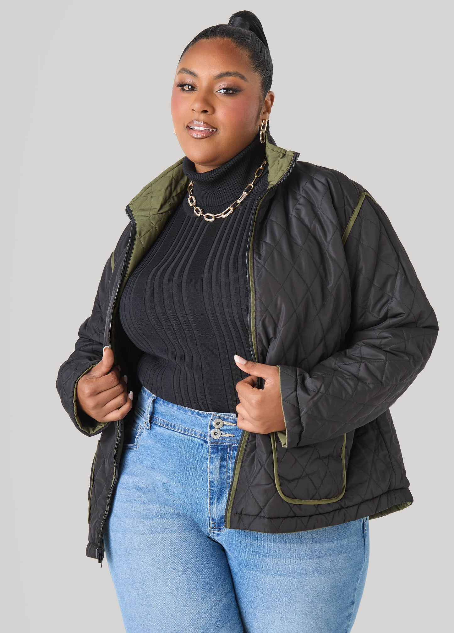 Reversible Quilted Barn Jacket