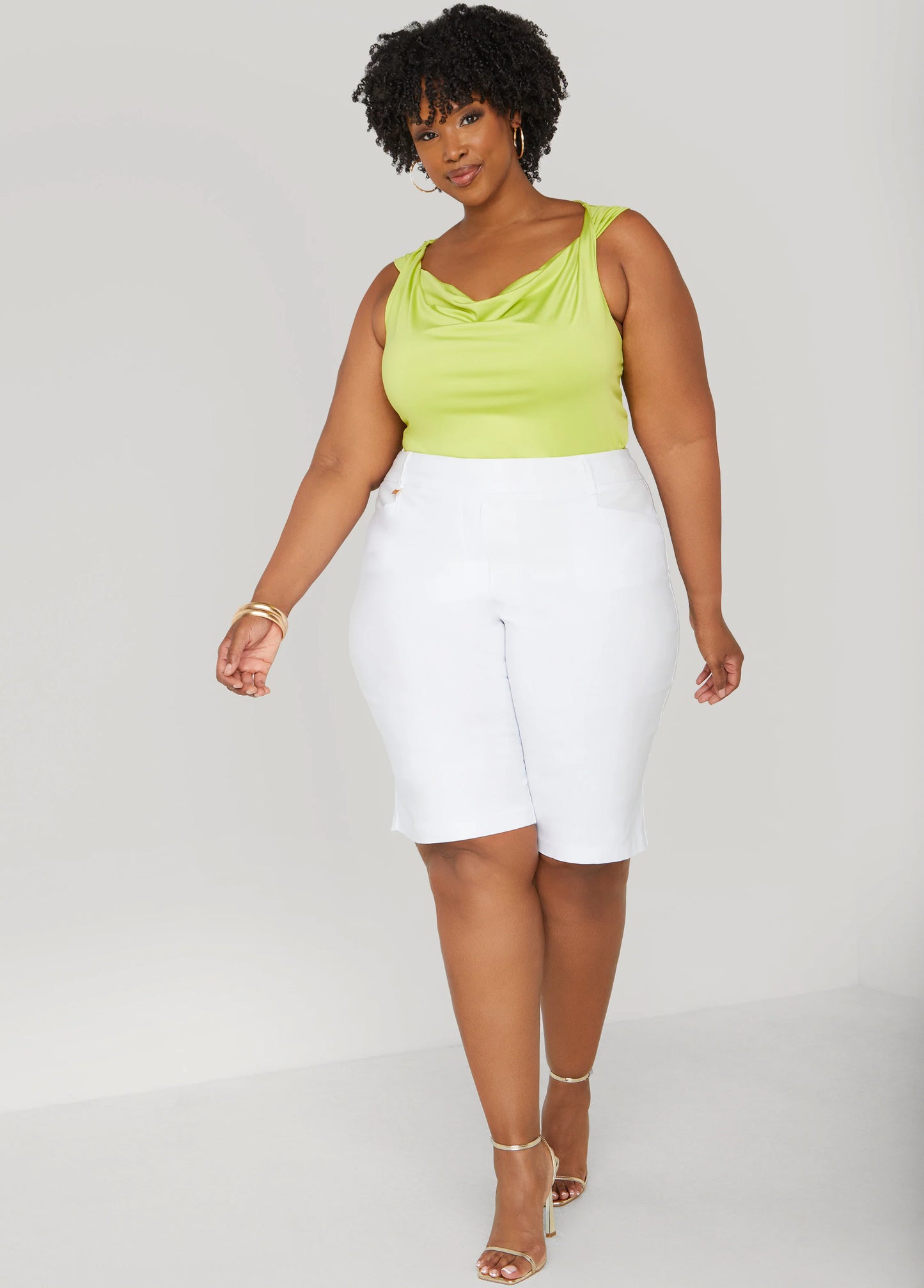 Twisted Cowl Neck Top