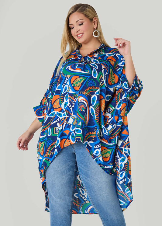 Printed Hi Low Tunic