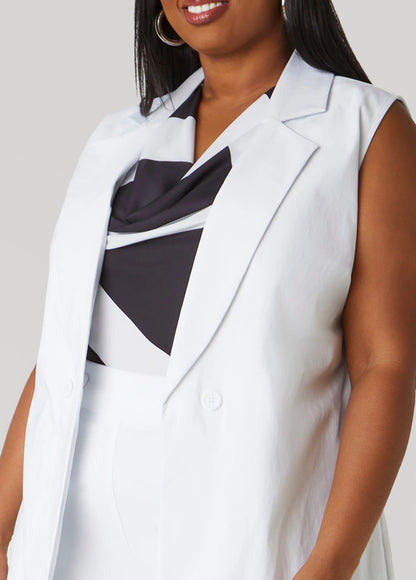 Button Embellished Vest