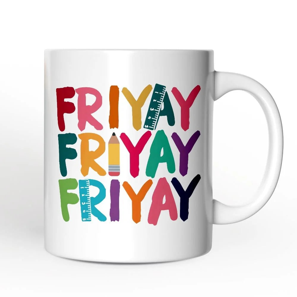 Friyay Teacher Ceramic Mug