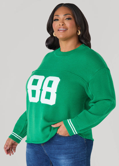 Varsity Pullover Sweater