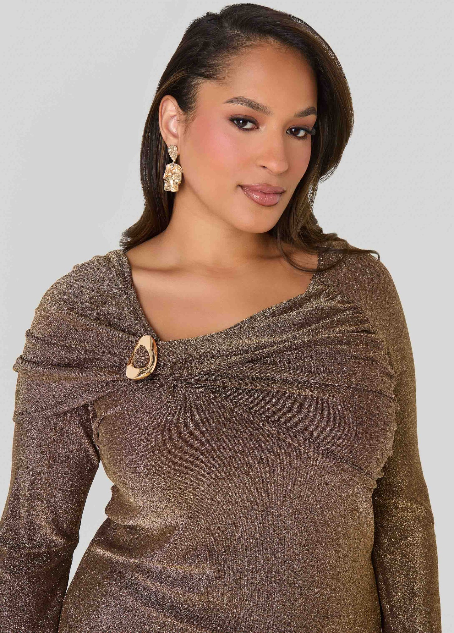 Metallic Embellished Top