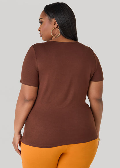 Basic Crewneck Jersey Tee