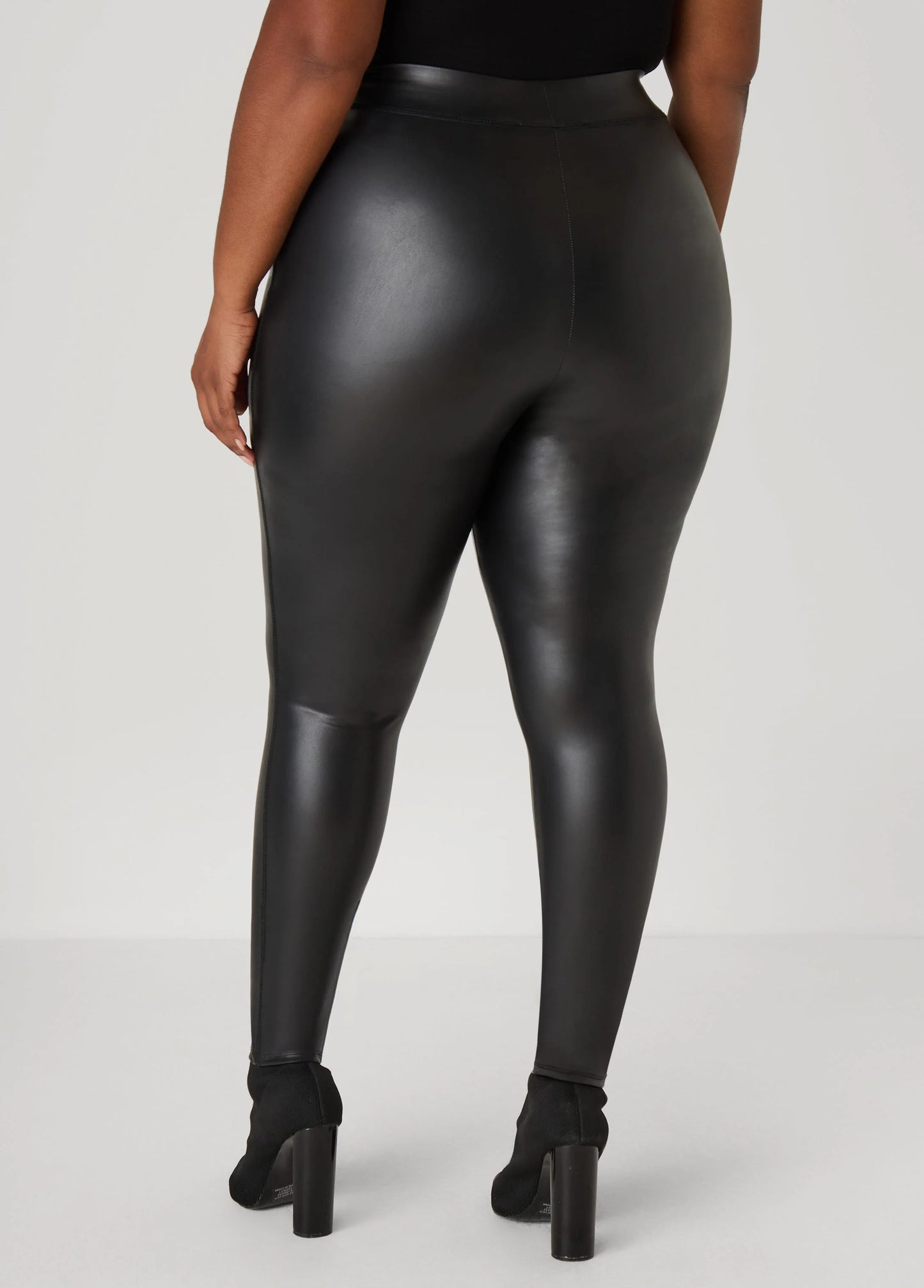 Faux Stretch Leather Leggings