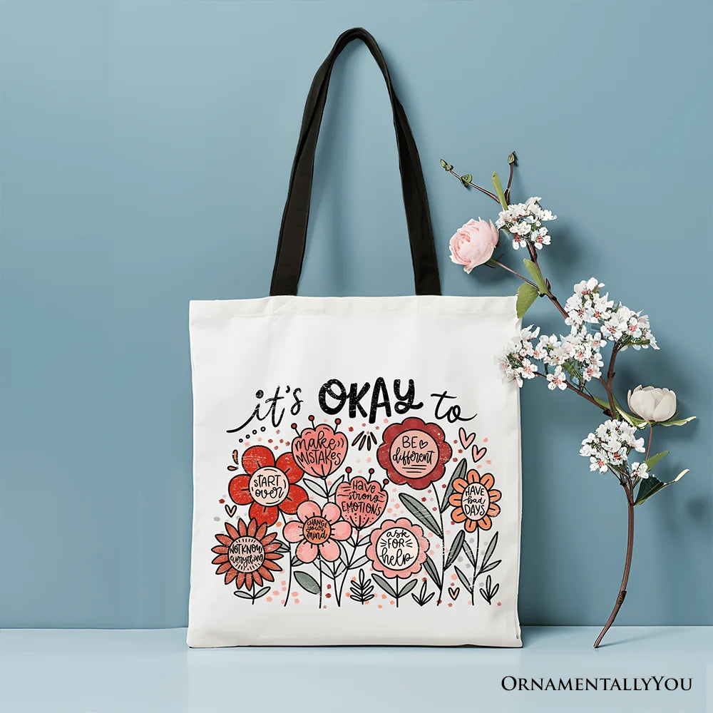 Its Okay Canvas Tote Bag
