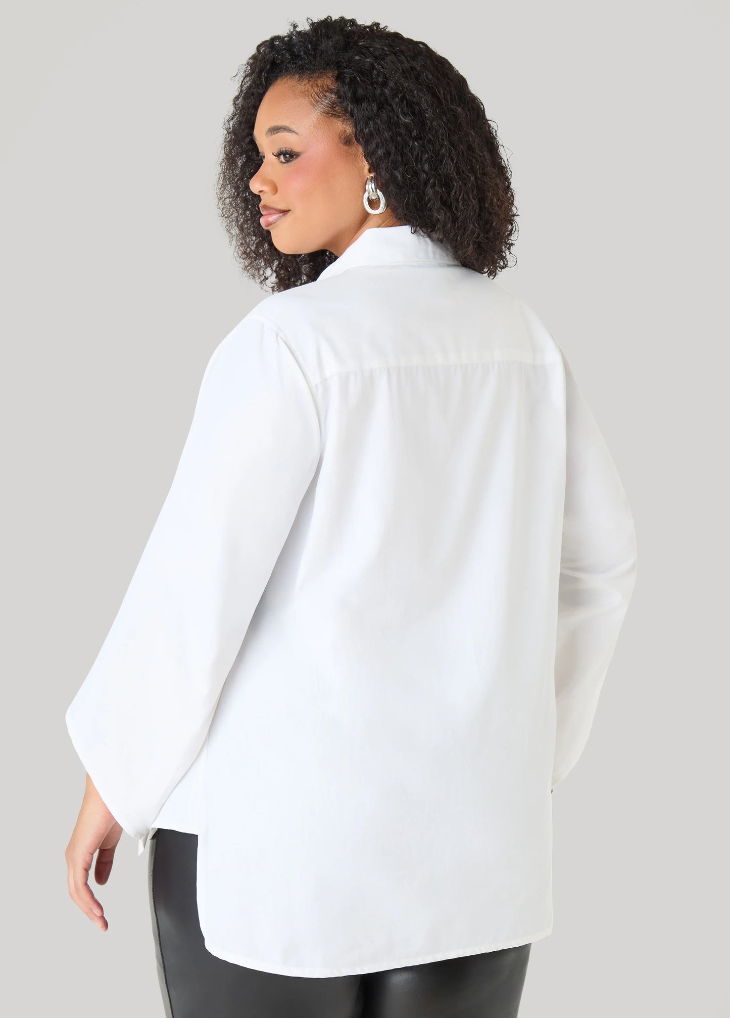 Gathered Crystal Shirt
