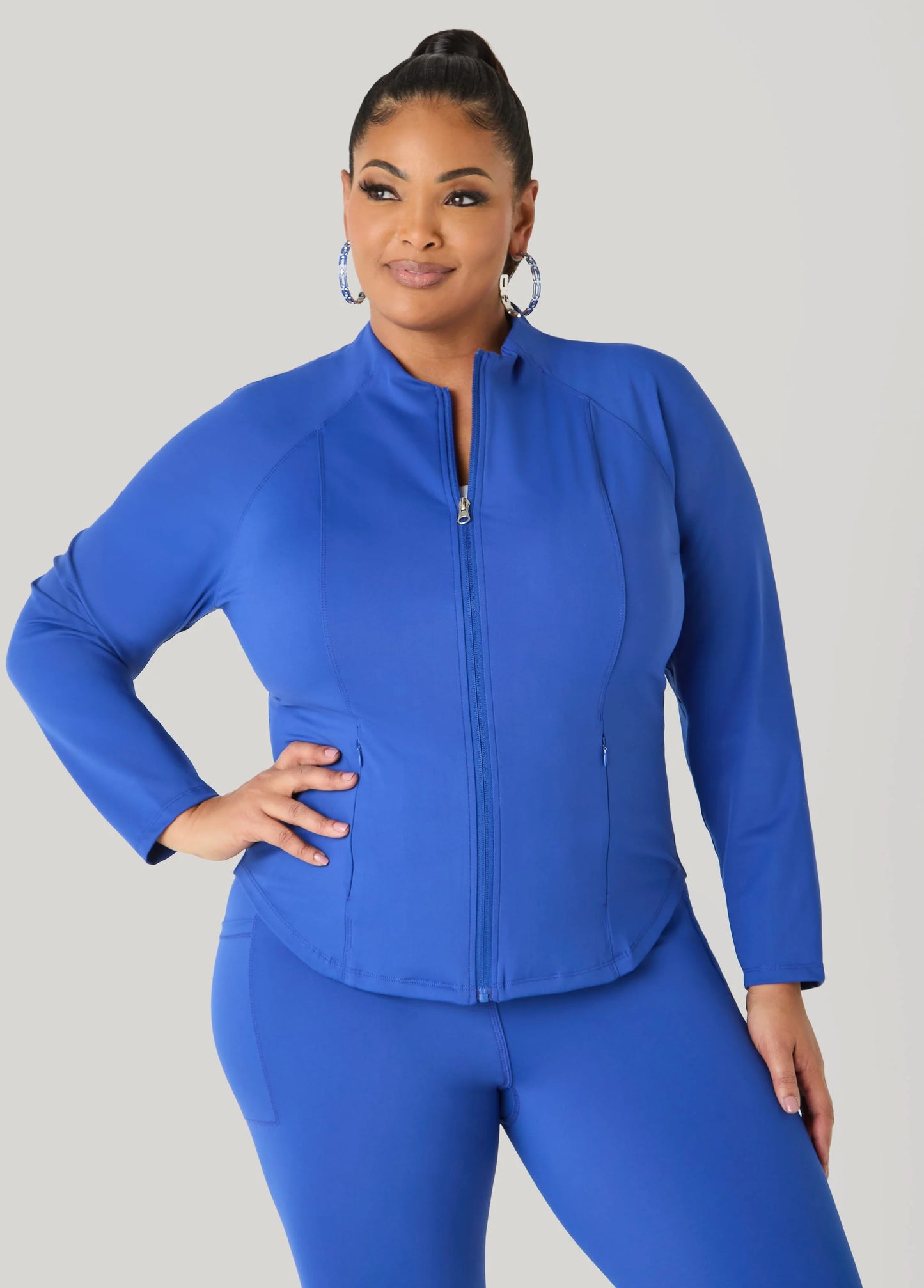 Zip Front Athletic Jacket