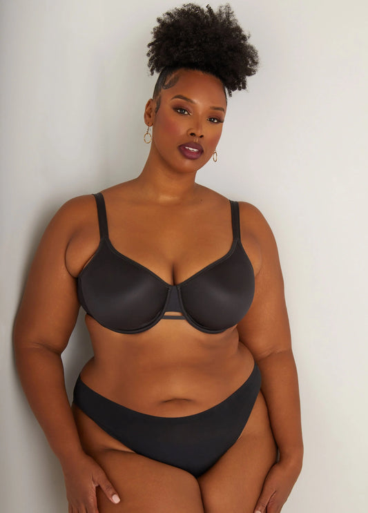 Paneled Side Smoothing Minimizer Bra