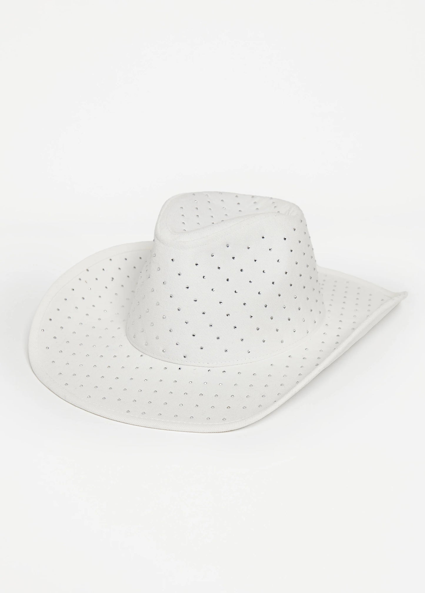 Denim Crystal Cowboy Hat