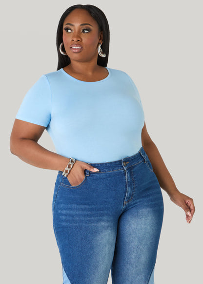 Basic Crewneck Jersey Tee