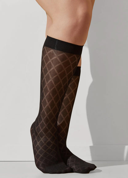 3PK Diamond Trouser Socks