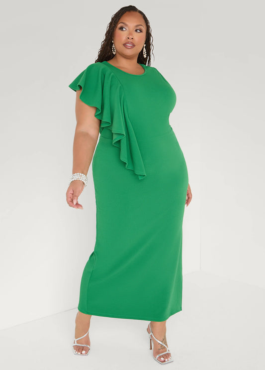 Ruffled Maxi Dress