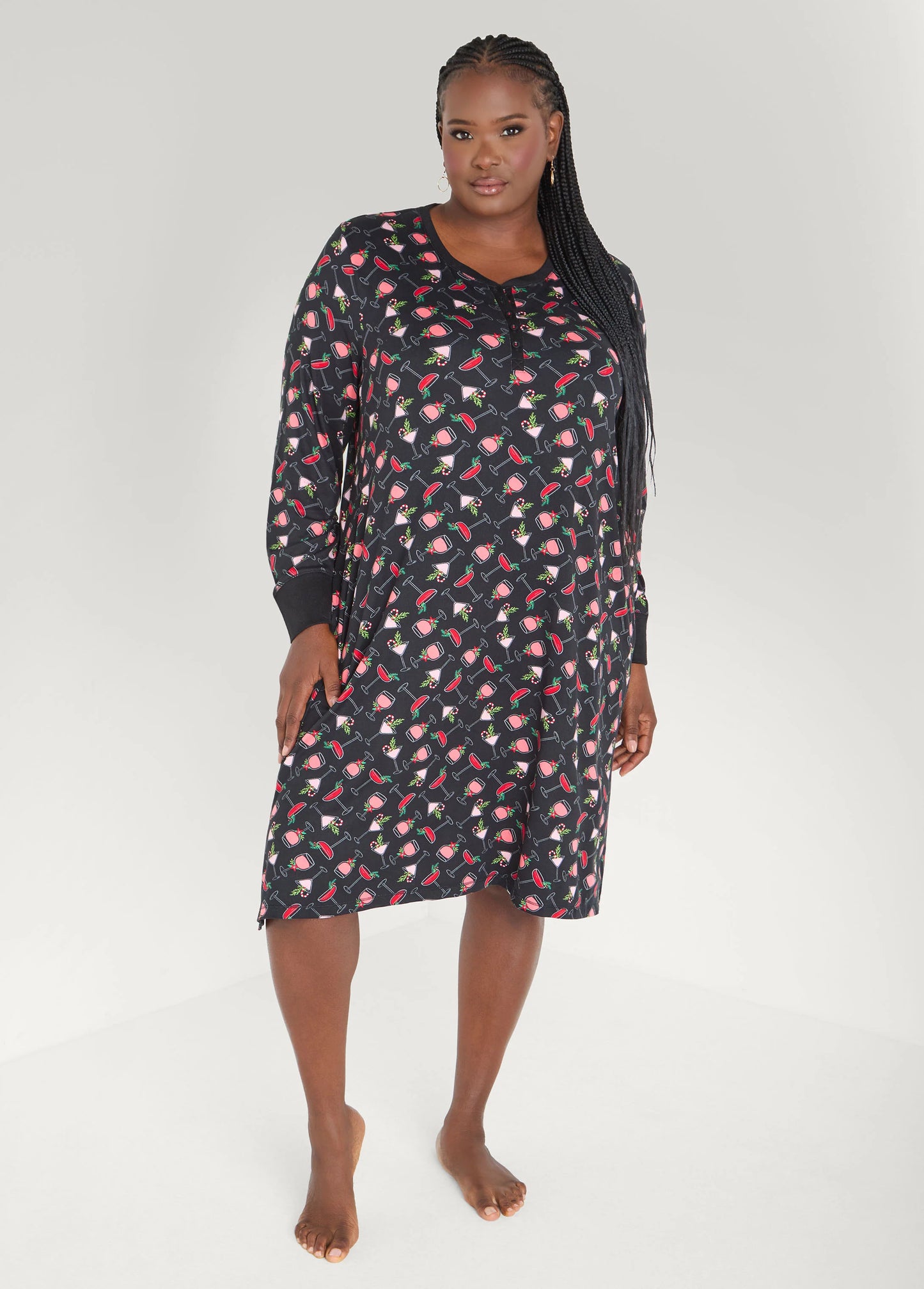 Pillow Talk Wine Glass Sleepshirt