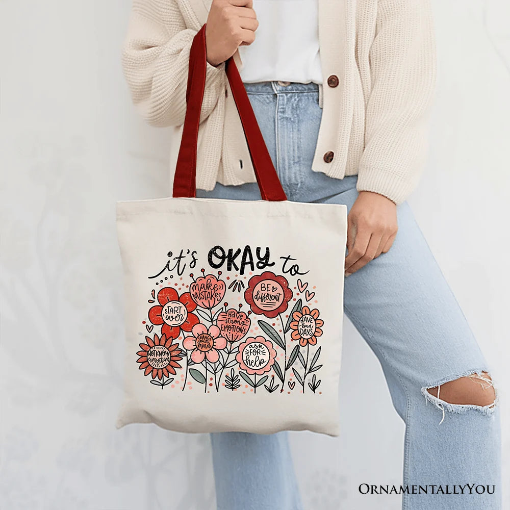 Its Okay Canvas Tote Bag