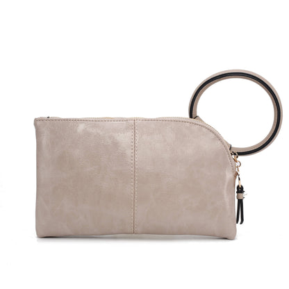 Simone Textured Wristlet