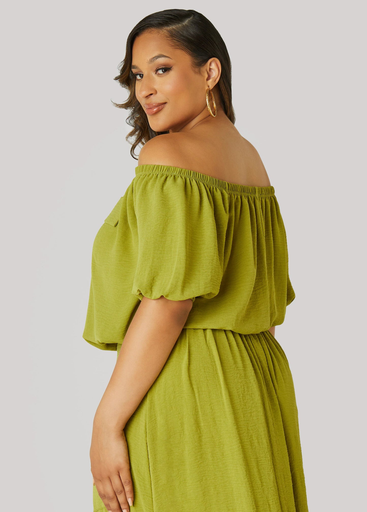 Textured Off The Shoulder Blouse