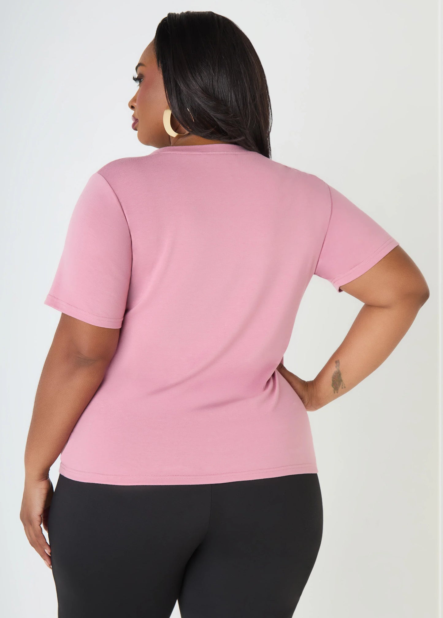 Popular Metallic Graphic Tee