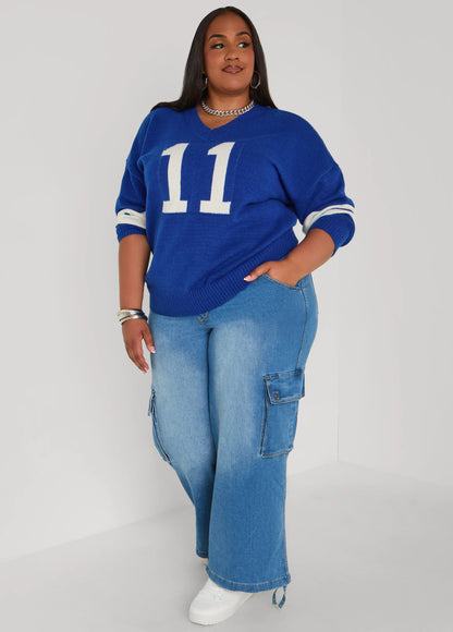 11 Jacquard Varsity Sweater