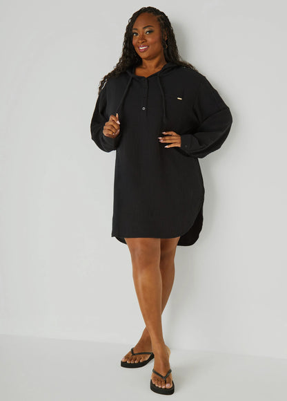 Nicole Miller Textured Cover Up