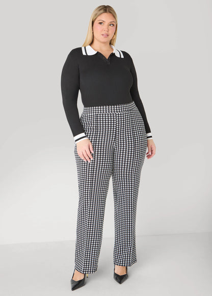 Striped Polo Sweater
