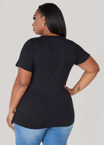 Capricorn Glittered Graphic Tee