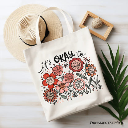 Its Okay Canvas Tote Bag
