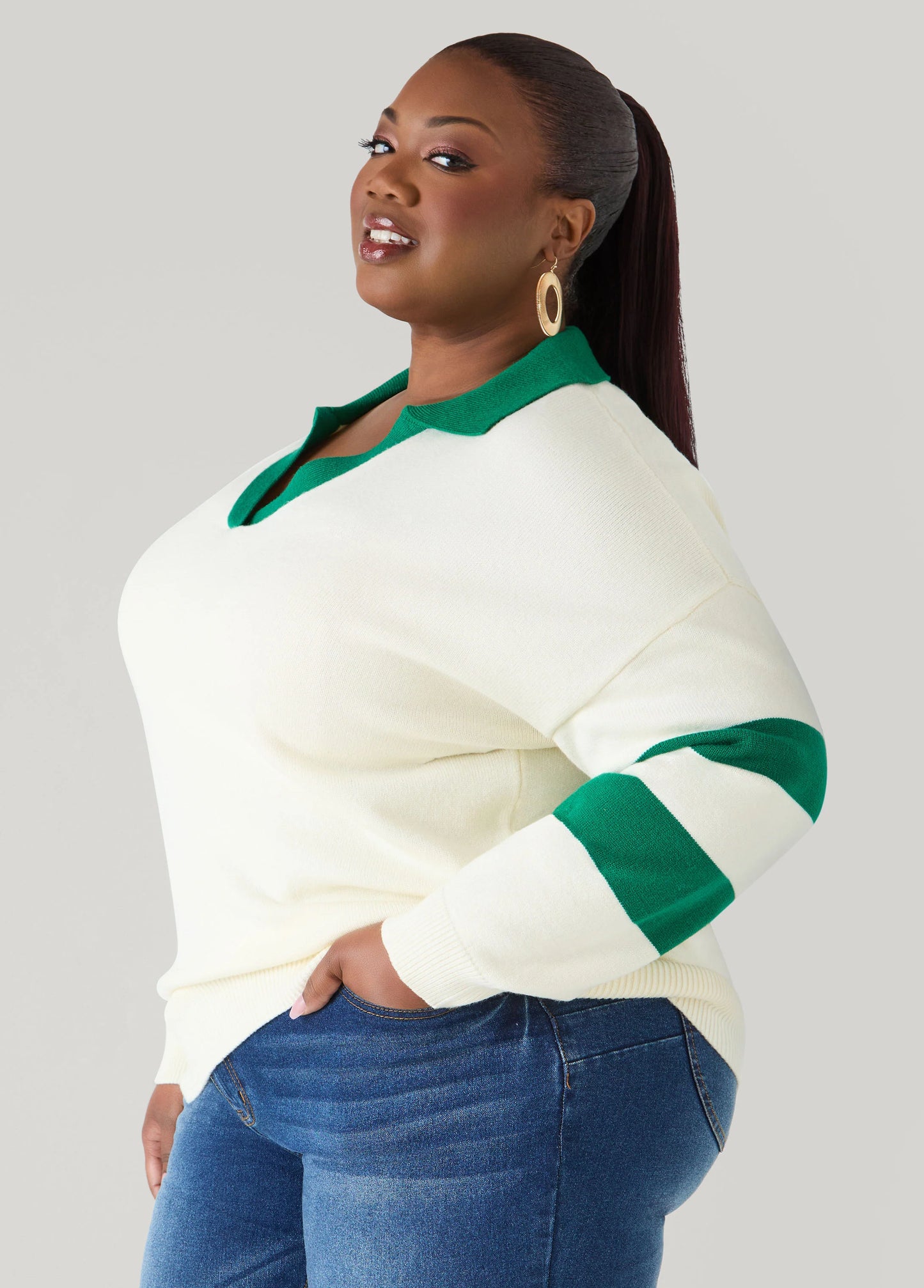 Striped Rugby Sweater