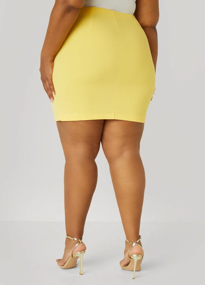 Patch Pocket Mini Skirt