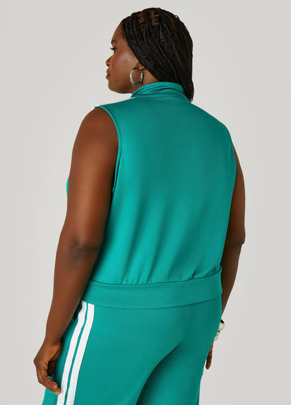 Stripe Trimmed Track Vest