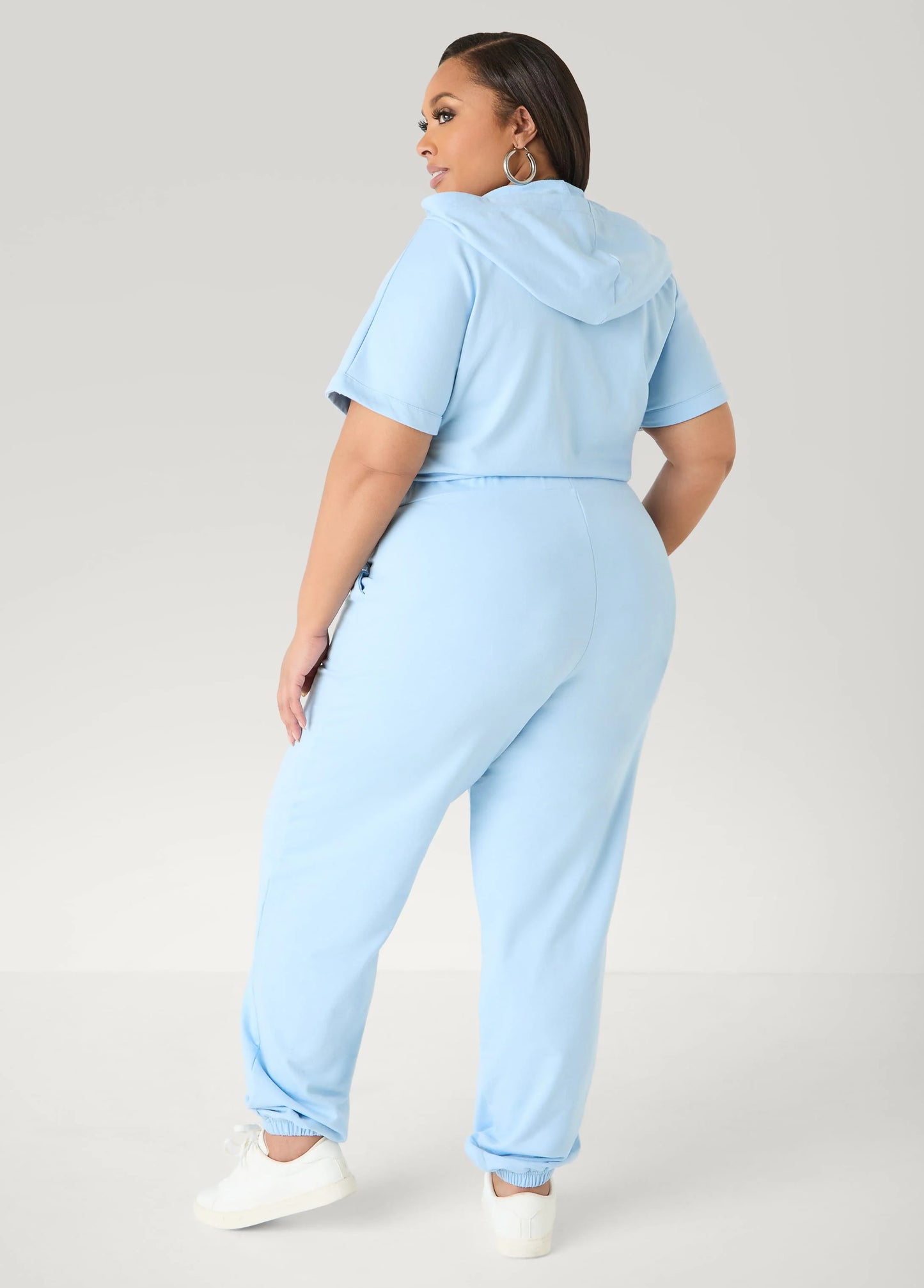 French Terry Joggers Jumpsuit