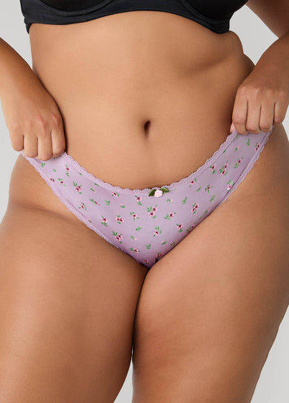 3 Pack Lace Trimmed Bikini Panties