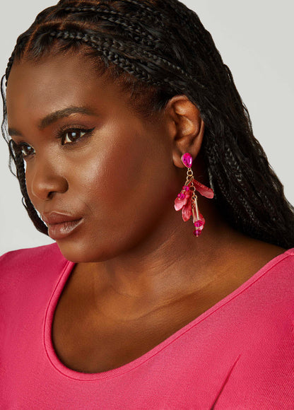 Dangle Petal Earrings