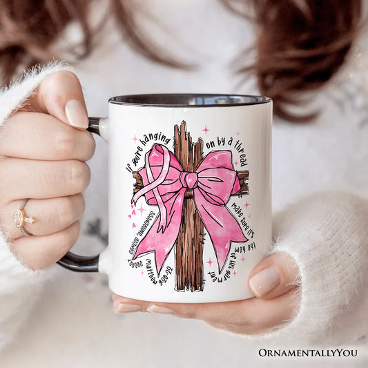 By A Thread Breast Cancer Awareness Mug