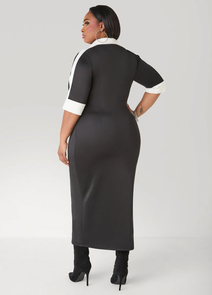 Front Split Maxi Dress