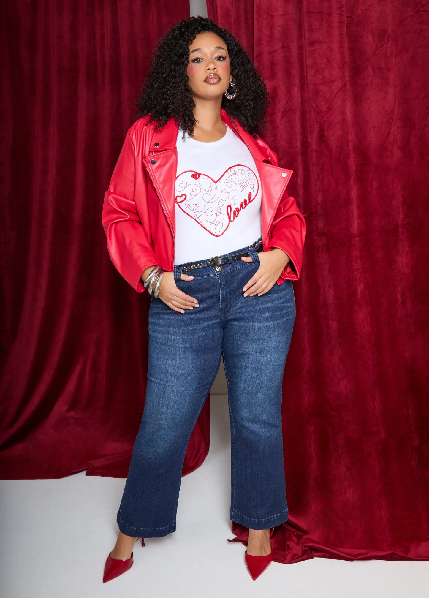 Love Embellished Graphic Tee