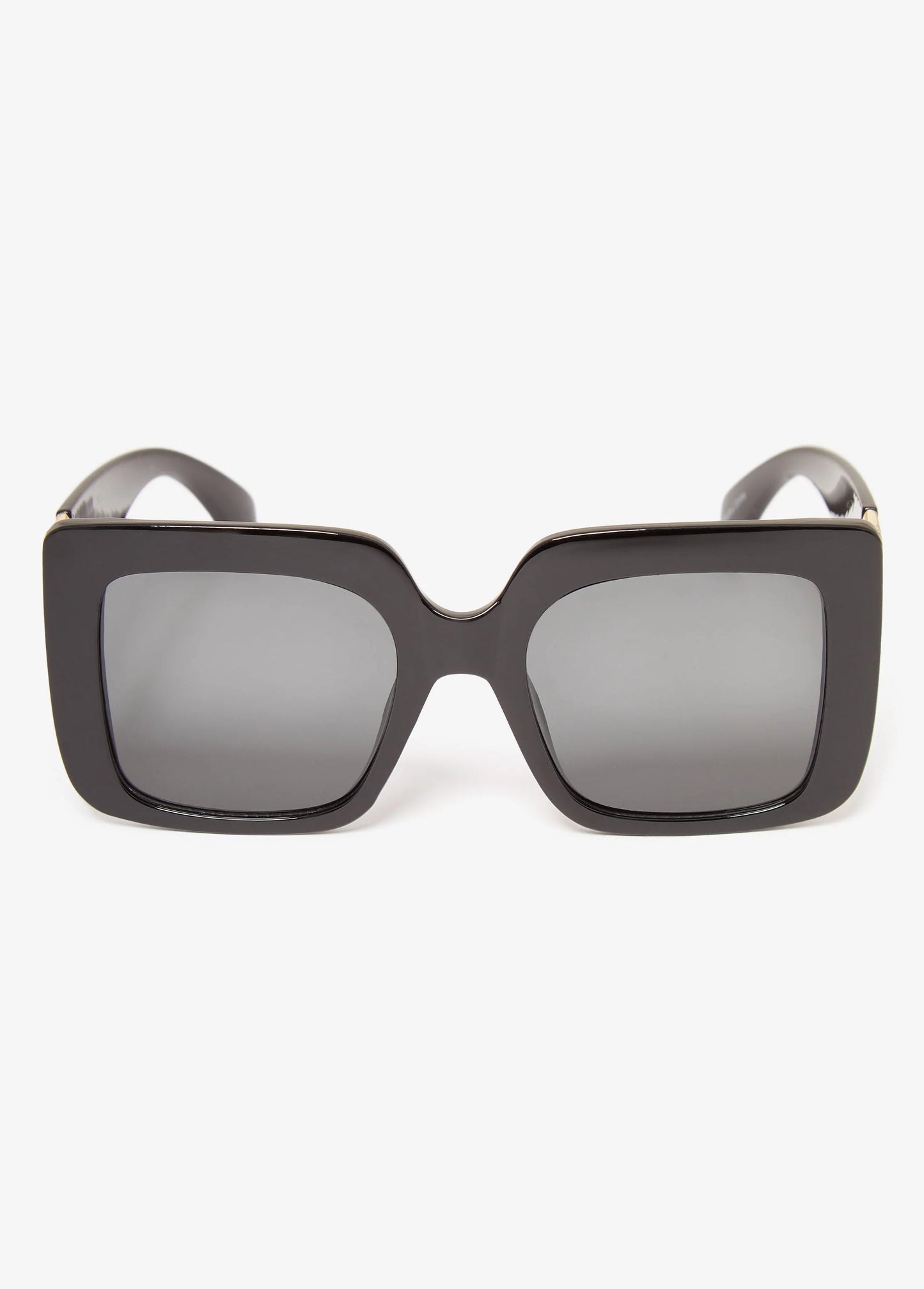 Chain Trimmed Square Sunglasses