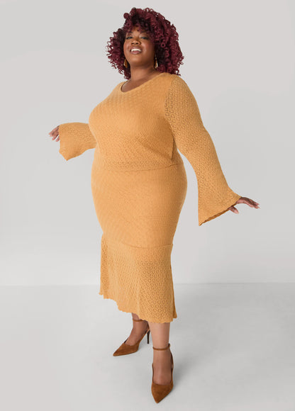 Pointelle Knit Top