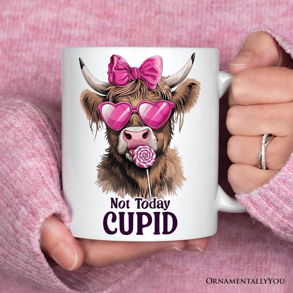 Not Today Cupid Ceramic Mug